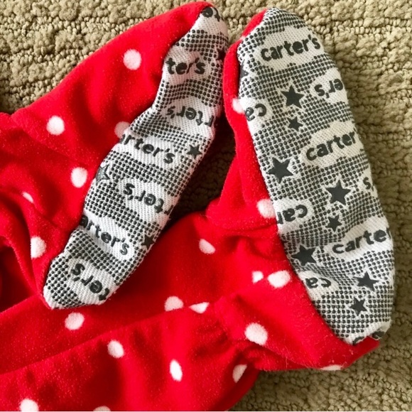 •Carters• reindeer fleece pjs - Picture 3 of 4